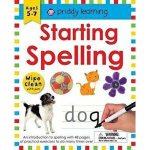 Wipe Clean Workbook: Starting Spelling: An Introduction to Spelling with 48 Pages of Practical Exercises to Do Many Times Over - Roger Priddy imagine