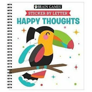 Brain Games - Sticker by Letter: Happy Thoughts, Spiral - *** imagine