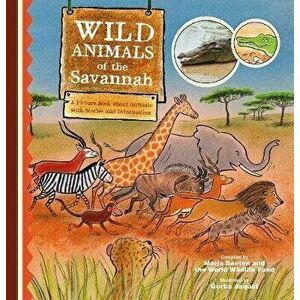 Wild Animals of the Savannah. a Picture Book about Animals with Stories and Information, Hardcover - Marja Baeten imagine