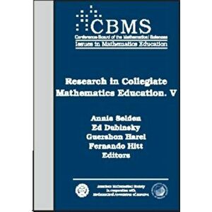 Research in Collegiate Mathematics Education V, Paperback - *** imagine