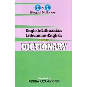 One-to-one dictionary. English-Lithuanian & Lithuanian-English dictionary, Hardback - *** imagine