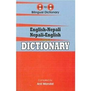 One-to-one dictionary. English-Nepali & Nepali-English dictionary, Hardback - *** imagine