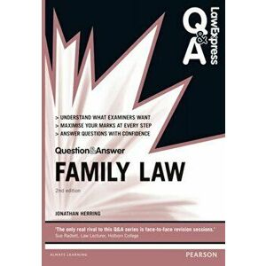 Law Express Question and Answer: Family Law. 2 ed, Paperback - Jonathan Herring imagine