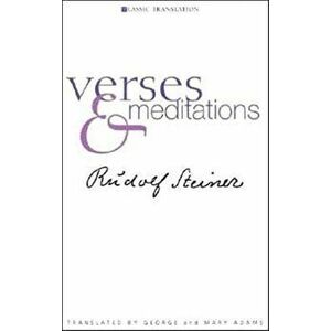Verses and Meditations, Paperback - Rudolf Steiner imagine