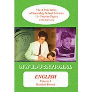 English. Standard Format with Answers, The A Plus Series of Secondary School Entrance 11+ Practice Papers, Revised ed, Paperback - Mark Chatterton imagine