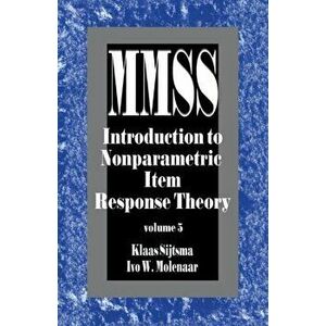Introduction to Nonparametric Item Response Theory, Paperback - Ivo W. Molenaar imagine