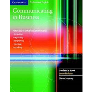Communicating in Business Student's Book. 2 Revised edition, Paperback - Simon Sweeney imagine