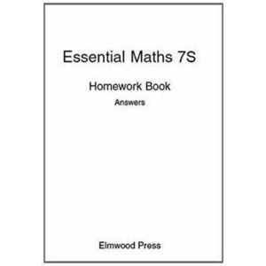 Essential Maths 7S Homework Book Answers, Paperback - David Rayner imagine