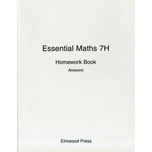 Essential Maths 7H Homework Book Answers, Paperback - Michael White imagine