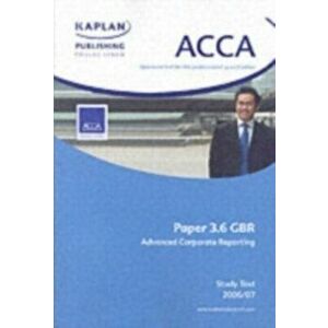 ACCA Paper 3.6 Gbr Advanced Corporate Reporting. Study Text, Paperback - *** imagine