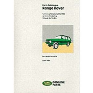Range Rover 1970-85 Parts Catalogue, Paperback - Brooklands Books Ltd imagine