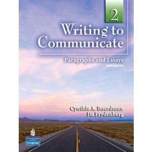 WRITING TO COMMUNICATE 2 3/E STBK 235116. 3 ed, Paperback - Jia Frydenberg imagine