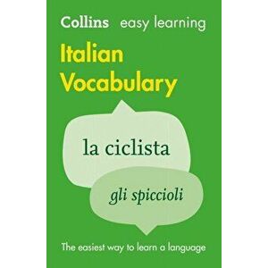 Easy Learning Italian Vocabulary, Paperback - *** imagine