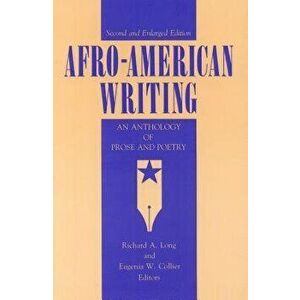 Afro-American Writing - Ppr., Paperback - Richard A. Long imagine