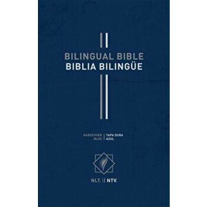 Bilingual Bible / Biblia Bilinge Nlt/Ntv (Hardcover, Blue), Hardcover - Tyndale imagine