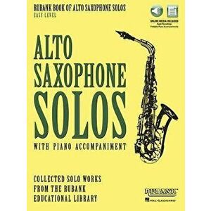 Rubank Book of Alto Saxophone Solos - Easy Level: Book with Online Audio (Stream or Download), Paperback - Hal Leonard Corp imagine