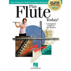 Play Flute Today! Beginner's Pack: Level 1 & 2 Method Book with Audio & Video Access, Paperback - Kaye Clements imagine