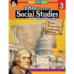 180 Days of Social Studies for Third Grade (Grade 3): Practice, Assess, Diagnose, Paperback - Terri McNamara imagine