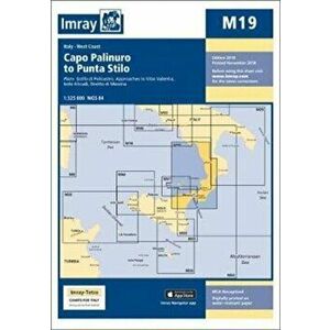 Imray Chart M19. Capo Palinuro to Punta Stilo, Paperback - Imray Imray imagine