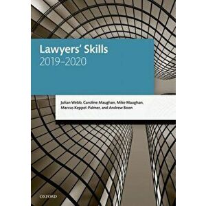 Lawyers' Skills, Paperback - Andrew Boon imagine
