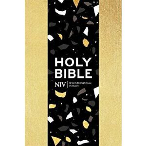 NIV Pocket Gold Soft-tone Bible with Zip, Paperback - New International Version imagine