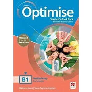 Optimise B1 Student's Book Pack - Steve Taylore-Knowles imagine