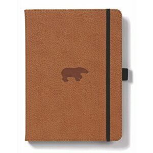 Dingbats A5+ Wildlife Brown Bear Notebook - Graph, Paperback - *** imagine