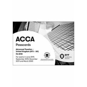ACCA Advanced Taxation FA2018. Passcards, Spiral Bound - *** imagine