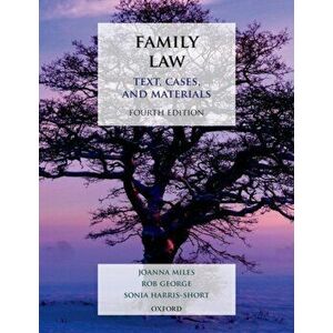 Family Law. Text, Cases, and Materials, Paperback - Sonia Harris-Short imagine