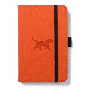 Dingbats A6 Pocket Wildlife Orange Tiger Notebook - Dotted, Paperback - *** imagine