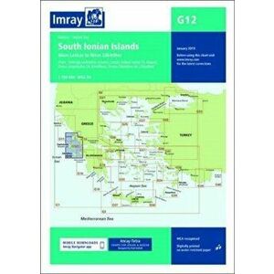 Imray chart G12. South Ionian Islands Nisos Levkas to Nisos Zakinthos, Paperback - Imray Imray imagine
