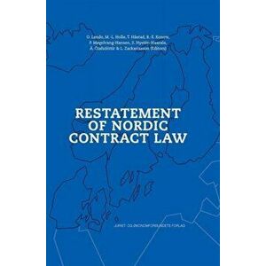 Restatement of Nordic Contract Law, Hardback - *** imagine