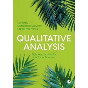 Qualitative Analysis. Eight Approaches for the Social Sciences, Paperback - *** imagine