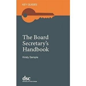 Board Secretary's Handbook, Paperback - Kirsty Semple imagine