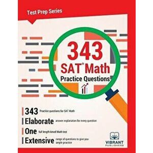 343 SAT Math Practice Questions, Paperback - *** imagine
