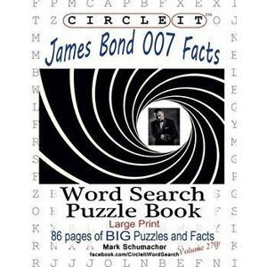 Circle It, James Bond 007 Facts, Word Search, Puzzle Book, Paperback - *** imagine