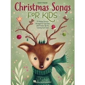 Christmas Songs for Kids Easy Piano Songbook with Lyrics, Paperback - *** imagine