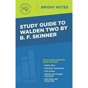 Study Guide to Walden Two by B. F. Skinner, Paperback - *** imagine