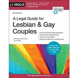 A Legal Guide for Lesbian & Gay Couples, Paperback - Frederick Hertz imagine