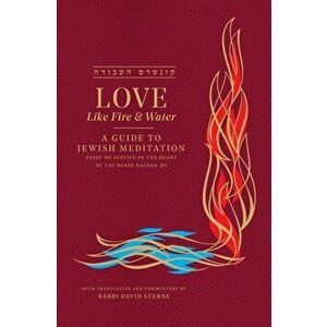 Love Like Fire and Water: A Guide to Jewish Meditation, Hardcover - David H. Sterne imagine