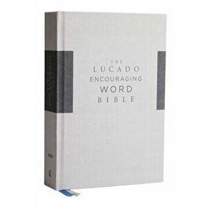 Niv, Lucado Encouraging Word Bible, Gray, Cloth Over Board, Comfort Print: Holy Bible, New International Version, Hardcover - Max Lucado imagine