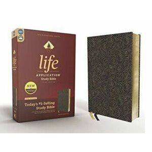 Niv, Life Application Study Bible, Third Edition, Bonded Leather, Navy, Red Letter Edition, Hardcover - Zondervan imagine