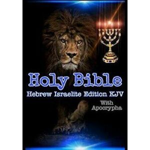 Holy BIble: Hebrew Israelite Edition, Paperback - King James imagine
