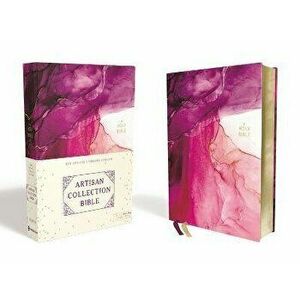 Nrsv, Artisan Collection Bible, Cloth Over Board, Pink, Art Gilded Edges, Comfort Print, Hardcover - Zondervan imagine