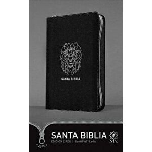 Santa Biblia Ntv, Edición Zíper, León (Sentipiel, Negro), Imitation Leather - *** imagine