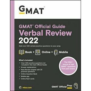 GMAT Official Guide Verbal Review 2022: Book + Online Question Bank, Paperback - *** imagine