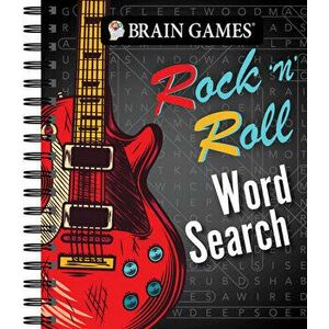 Brain Games - Rock 'n' Roll Word Search, Spiral - *** imagine