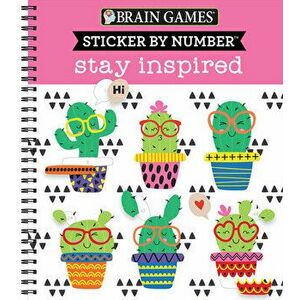 Brain Games - Sticker by Number: Stay Inspired, Spiral - *** imagine