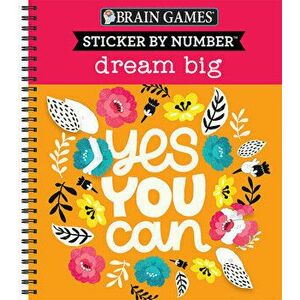 Brain Games - Sticker by Number: Dream Big, Spiral - *** imagine