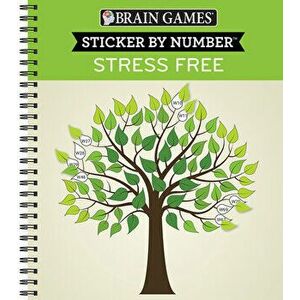 Brain Games - Sticker by Number: Stress Free, Spiral - *** imagine